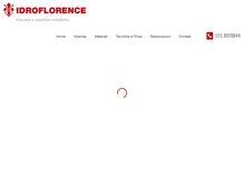 Tablet Screenshot of idroflorence.com